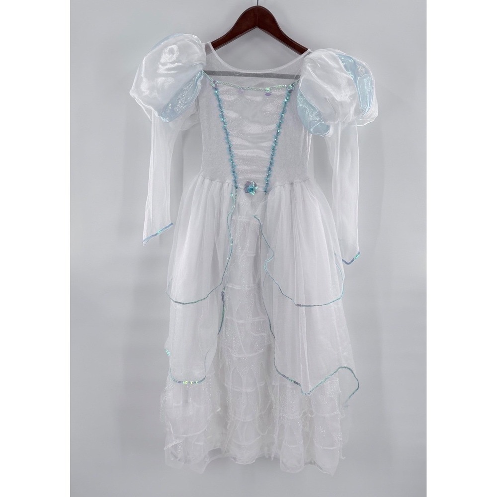 Rare Disneyland Paris Ariel Wedding Dress Costume Little Mermaid Princess 90s
